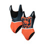 Women's Navy Chicago Bears Team One-Piece Swimsuit
