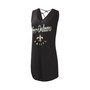 Women's Black New Orleans Saints Game Time Swim V-Neck Cover-Up Dress