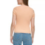 Women's Ribbed-Knit Short-Sleeve Henley