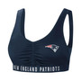 Women's Navy New England Patriots All-Star Bikini Top