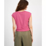 Women's Button-Shoulder Crewneck Tee, Created for Macy's