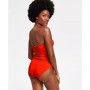 Twist-Front Ruched One-Piece Swimsuit