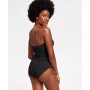 Twist-Front Ruched One-Piece Swimsuit
