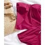 Strapless Draped Tankini Top