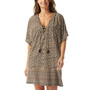 Women's Raya Lace-Up V-Neck Dress Cover-Up