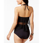 Diva Mesh High-Waist Bikini Bottoms