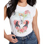 Women's Sleeveless Surreal Roses T-Shirt