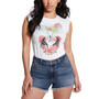 Women's Sleeveless Surreal Roses T-Shirt