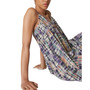Women's Patchwork Madras Babydoll Mini Dress
