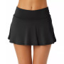 Solid  Soft Band Rock Swim Skirt