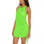 Women's Beach Dated Side-Tie Cover-Up Dress