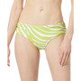 Women's Printed Shirred-Side Bikini Bottoms