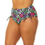 Plus Size Leopard Love Side-Cinch Bikini Bottoms, Created for Macy's