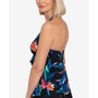 Women's Printed Tiered Halter Tankini Top, Created For Macy's