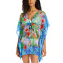 Women's Tropical Flight Chiffon Cover-Up Caftan