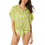 Women's Camo Shirt Swim Cover-Up