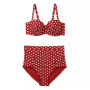 Vivien Women's Plus-Size Swimwear High-Waist Bikini Bottom