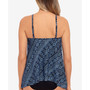 PAILLETTE PEEPHOLE TANKINI TOP