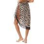 Women's Animal-Print Fringe-Trim Pareo Cover-Up Wrap