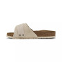 Women's Oita Suede Leather Slide Sandals from Finish Line