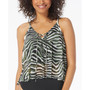 Women's Femme Bra-Sized Mesh Layer Tankini Top