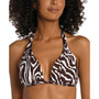 Women's Fierce Lines Reversible Halter Bikini Top