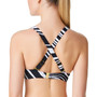 Women's Striped Molded Bikini Top