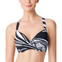 Women's Striped Molded Bikini Top