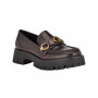 Women's Almost Slip-On Lug Sole Round Toe Bit Loafer