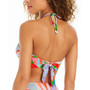 Women's Summer Palms Tunnel-Front Bandeau Bikini Top