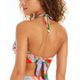 Women's Summer Palms Tunnel-Front Bandeau Bikini Top