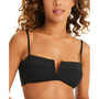 Women's Solid Sandbar V-Wire Tie-Back Bikini Top