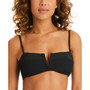Women's Solid Sandbar V-Wire Tie-Back Bikini Top