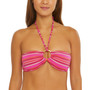 Women's Marai Striped Ring Bandeau Bikini Top