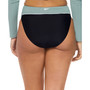 Women's Rib-Trim High-Waist Bikini Bottoms