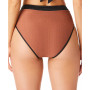 Women's Snake Bite Banded High-Leg Swim Bottoms