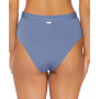 Juniors' Textured High-Waist Bikini Bottoms