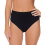Juniors' Textured High-Waist Bikini Bottoms