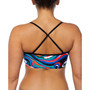 Women's Swirl-Print Bralette Bikini Top