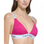 Women's Ribbed Triangle Logo Bikini Top