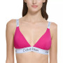 Women's Ribbed Triangle Logo Bikini Top