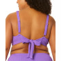 Trendy Plus Size Popcorn Ribbed Bralette Bikini Top, Created for Macy's