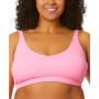 Trendy Plus Size Popcorn Ribbed Bralette Bikini Top, Created for Macy's