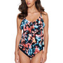 Women's Printed Baha Beach Rita V-Neck Tankini Top