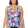 Plus Size H-Back Underwire Tankini Top, Created for Macy's