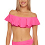 Women's Monaco Ruffled Bandeau Bikini Top
