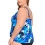 Plus Size High-Neck Underwire Tankini Top, Created For Macy's