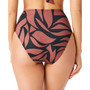 Abstract Animal High Waist Bikini Bottoms