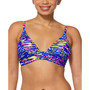Women's Printed Bralette Bikini Top
