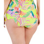 Plus Size Costa Bella Side-Shirred Hipster Bikini Bottoms